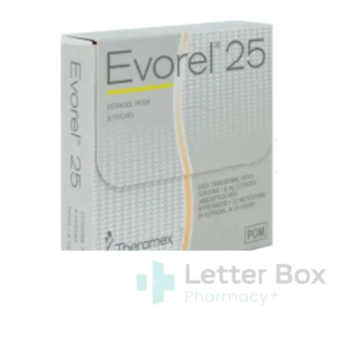 (Consultation) Evorel (Estradiol) Patches (25, 50, 75 & 100mcg)