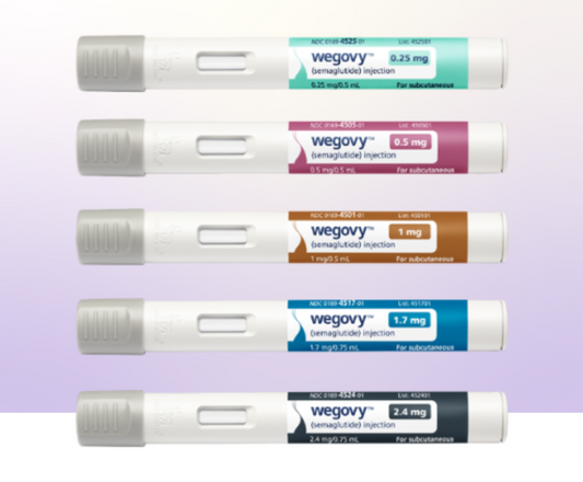 Wegovy (semaglutide) 0.25mg-2.4mg